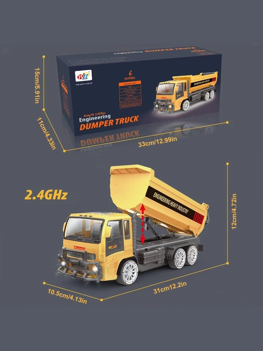 Радиоуправляемый самосвал – RC Dumper Truck, 6 каналов, подъемный кузов