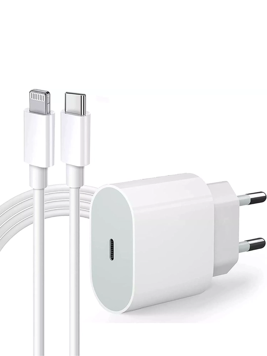 Зарядное устройство 20W USB-C для iPhone с кабелем Lightning - 