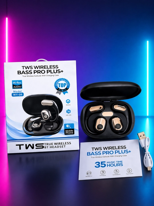 TWS Wireless Bass Pro Plus+ simsiz quloqchin (WY-09)