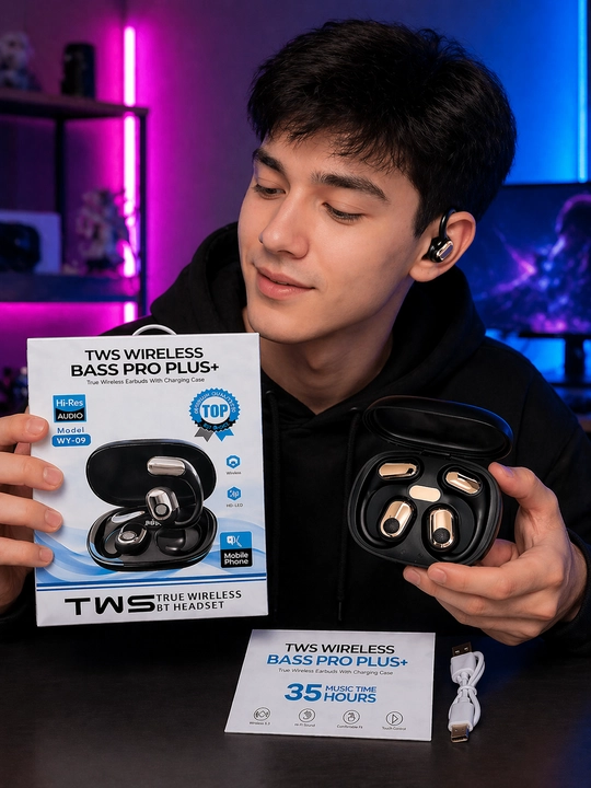 Беспроводные наушники TWS Bass Pro Plus+ (WY-09) - 