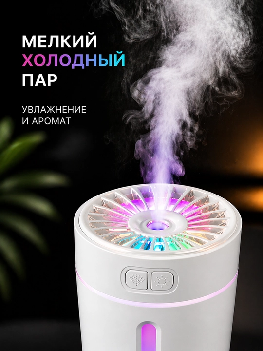 Avto va uy uchun mini aroma diffuzor RGB
