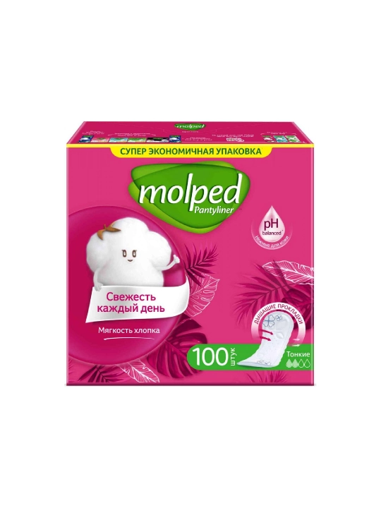Прокладки ежедневные 10 шт Molped - 