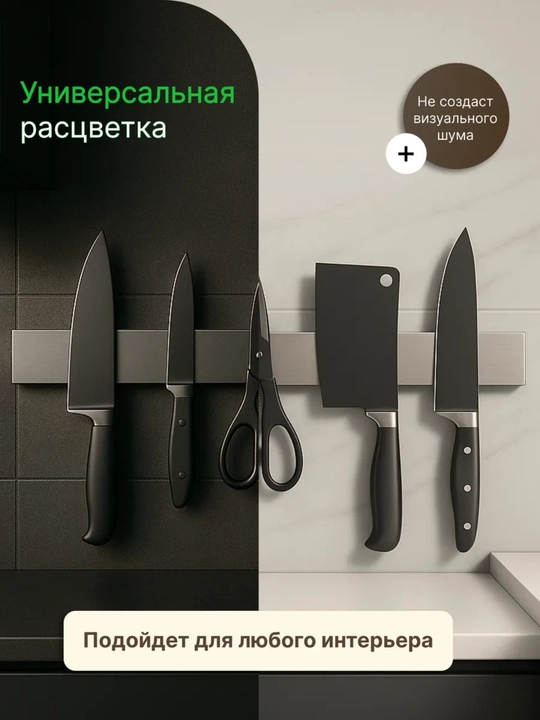 Магнит для ножей магнитный держатель подставка на стену