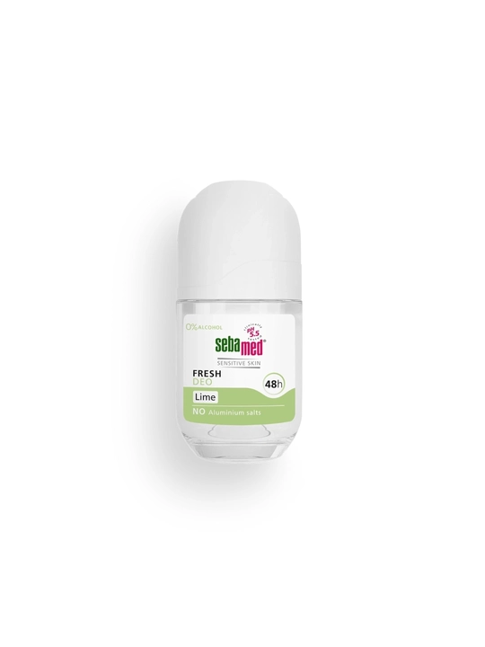Rolikli dezodorant Sebamed Fresh Deo Lime, sezgir teri uchun, alyuminiysiz, 48 soat himoya