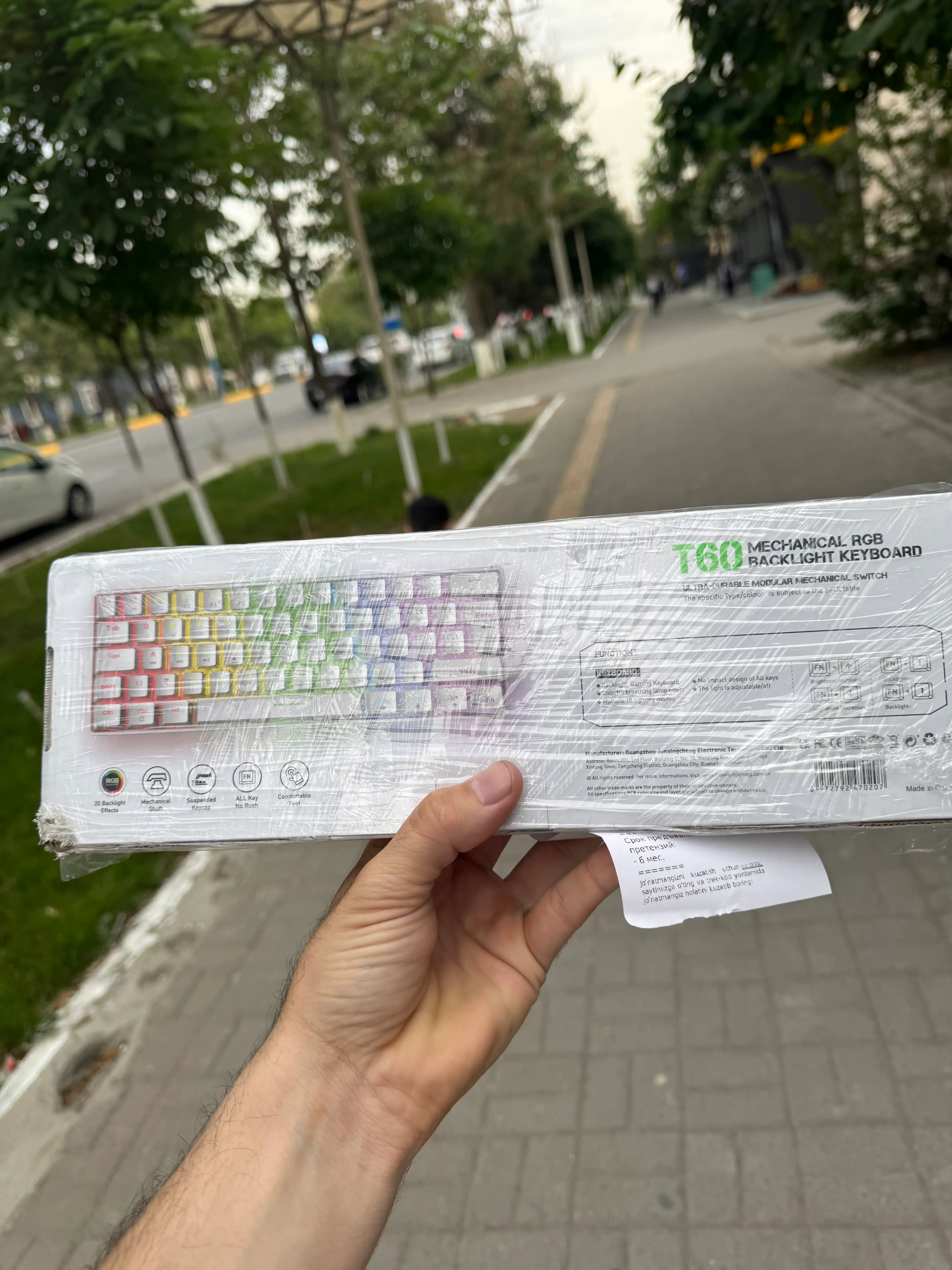 O'yin mexanik klaviaturasi T60