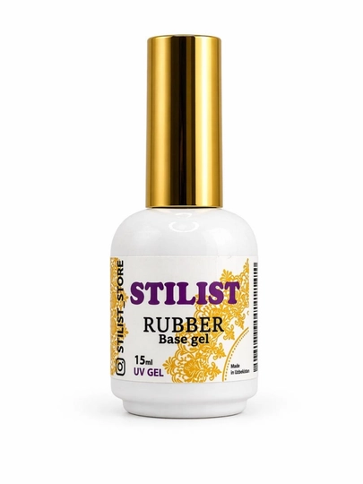 STILIST Rubber Base Gel – tirnoqlar uchun kauchuk baza geli 15 ml