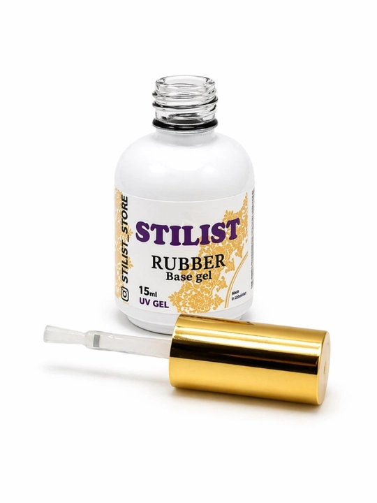 STILIST Rubber Base Gel – tirnoqlar uchun kauchuk baza geli 15 ml