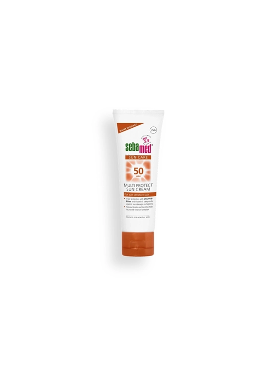 Sebamed Sun Care SPF 50 quyoshdan himoya kremi, Multi Protect, 75 ml