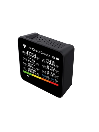 Havo analizatori 14 in 1, CO2 PM2.5 TVOC HCHO WiFi Tuya, Type-C 9