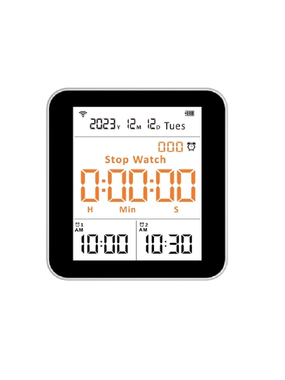 Havo analizatori 14 in 1, CO2 PM2.5 TVOC HCHO WiFi Tuya, Type-C 12
