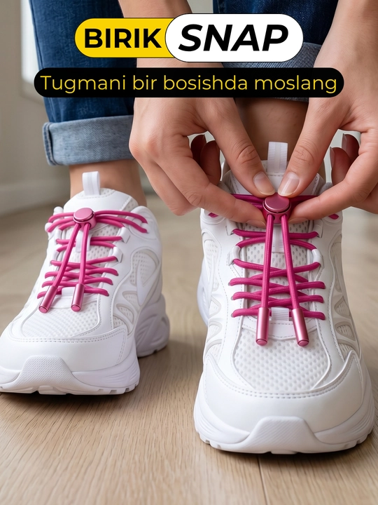 BIRIK SNAP elastik bog‘ichlar metall fiksator bilan