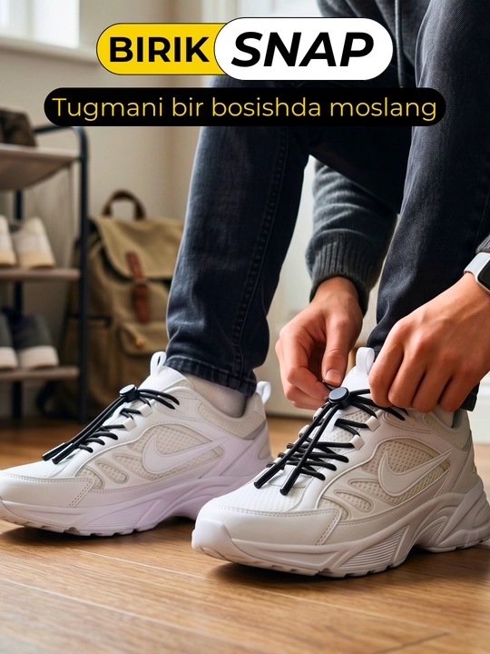 BIRIK SNAP elastik bog‘ichlar metall fiksator bilan