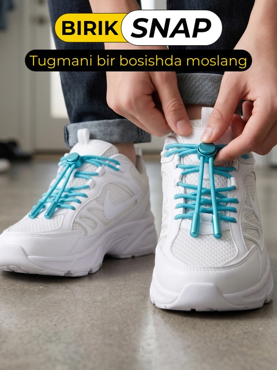 BIRIK SNAP elastik bog‘ichlar metall fiksator bilan