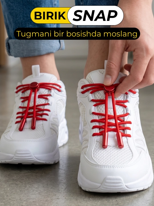 BIRIK SNAP elastik bog‘ichlar metall fiksator bilan