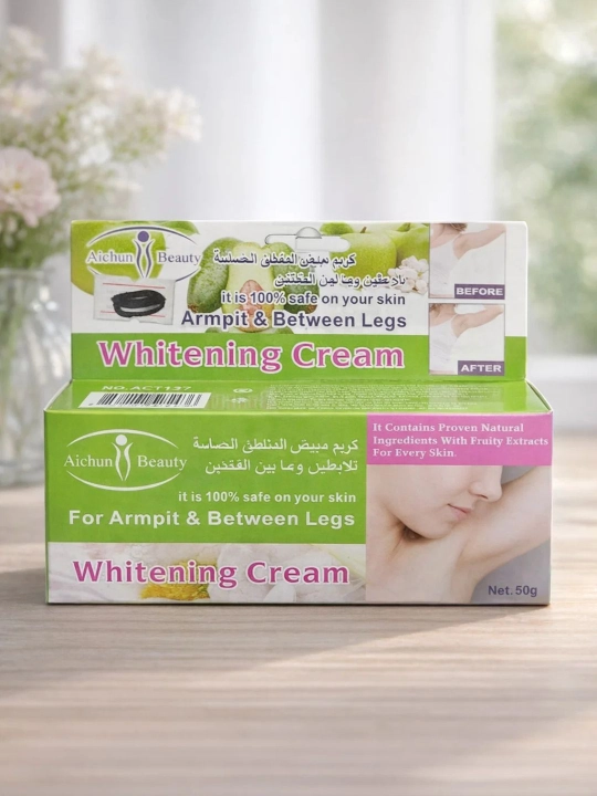 Qoltiq osti terisi uchun Whitening Cream – teri rangini tekislovchi krem - 