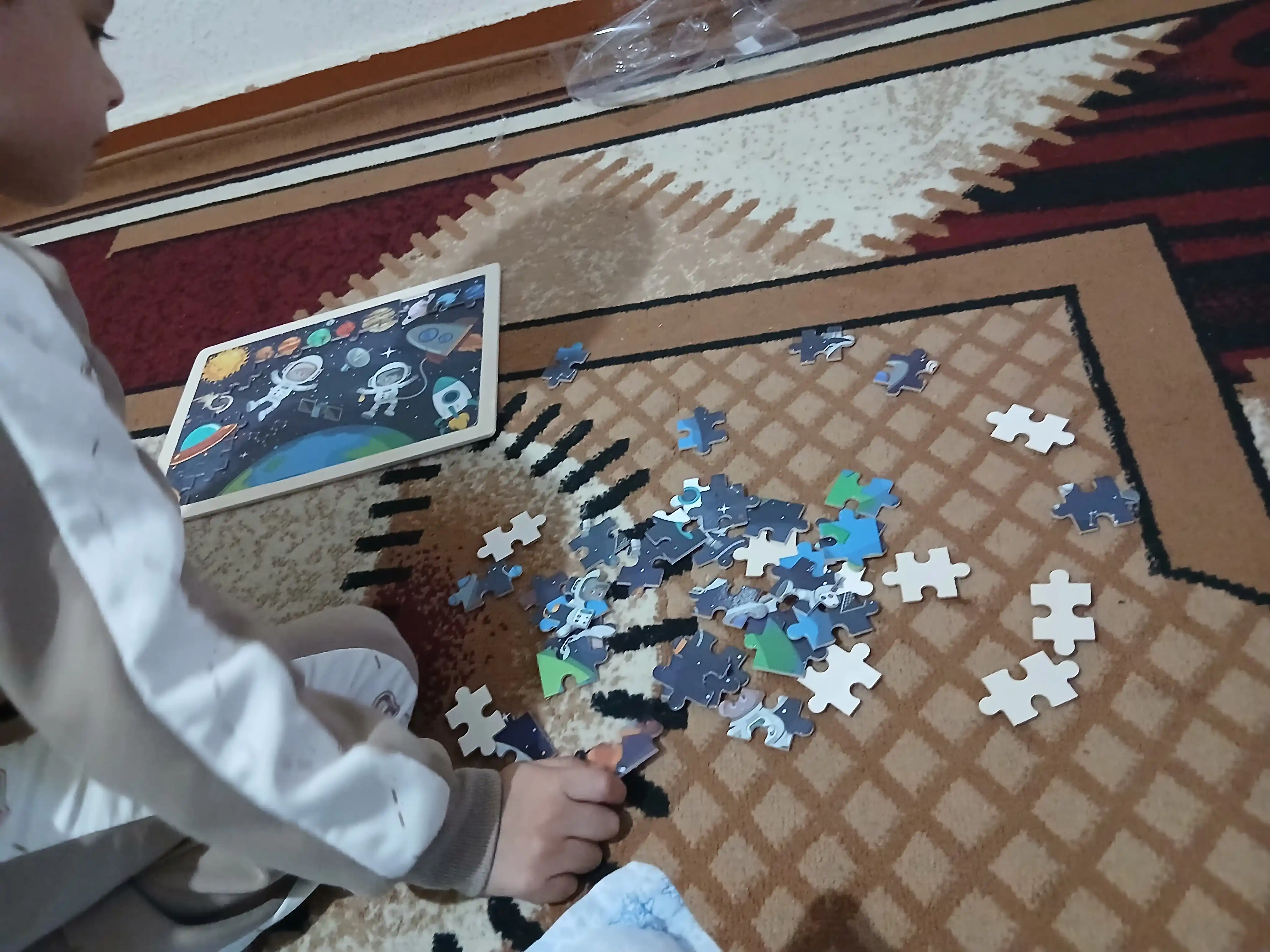 Bolalar uchun yog‘och pazl 20x30 70 dan ortiq detallar