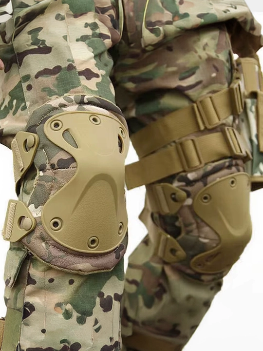 Tactical Pro X1 taktik tizza yostiqchalari mustahkam mahkamlangan zarbaga chidamli - 