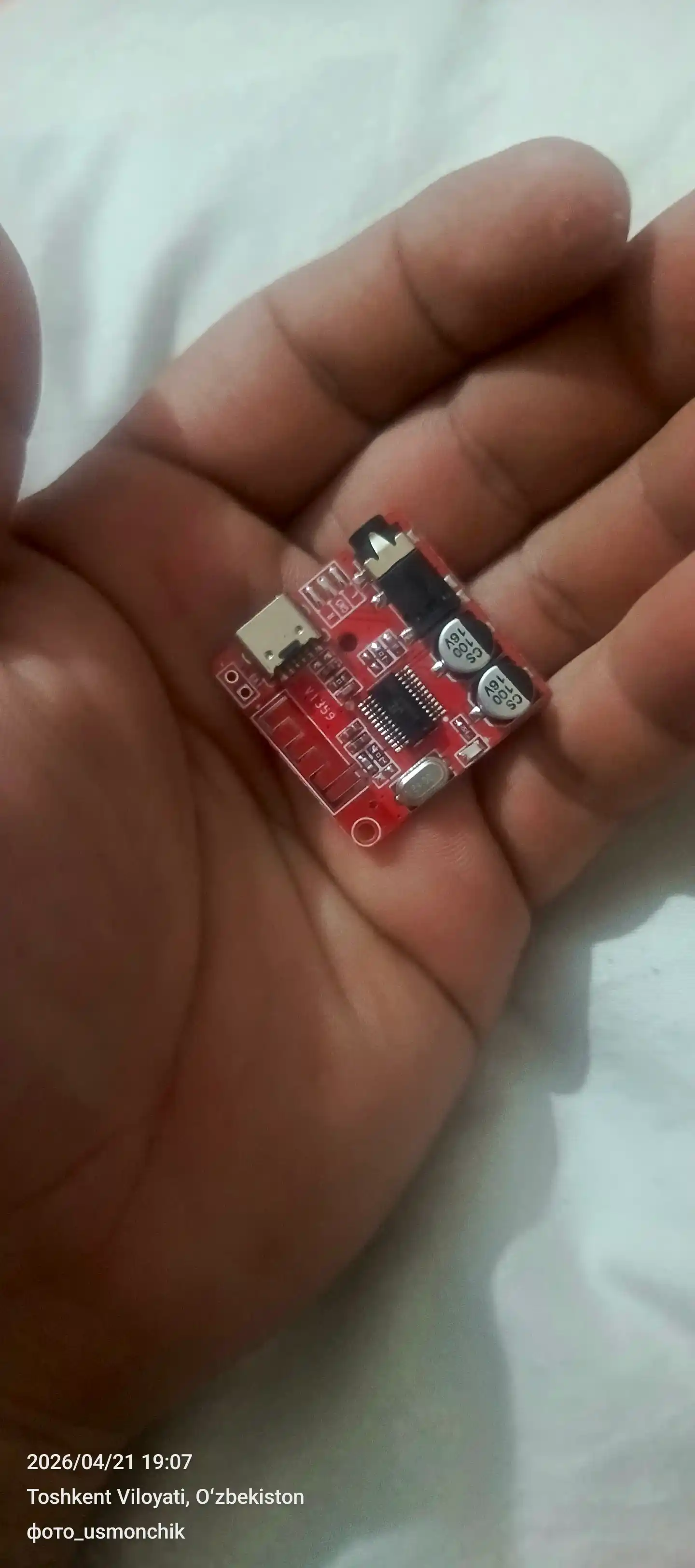 VHM-314 Bluetooth 5.0 MP3 декодер, Type-C, стерео, беспроводной модуль