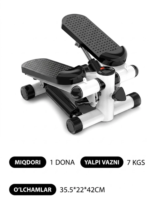 Espanderli va raqamli displeyli uy uchun mini-stepper