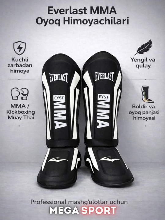 Everlast MMA oyoq himoyachilari (Futa), professional sport himoya anjomi - 