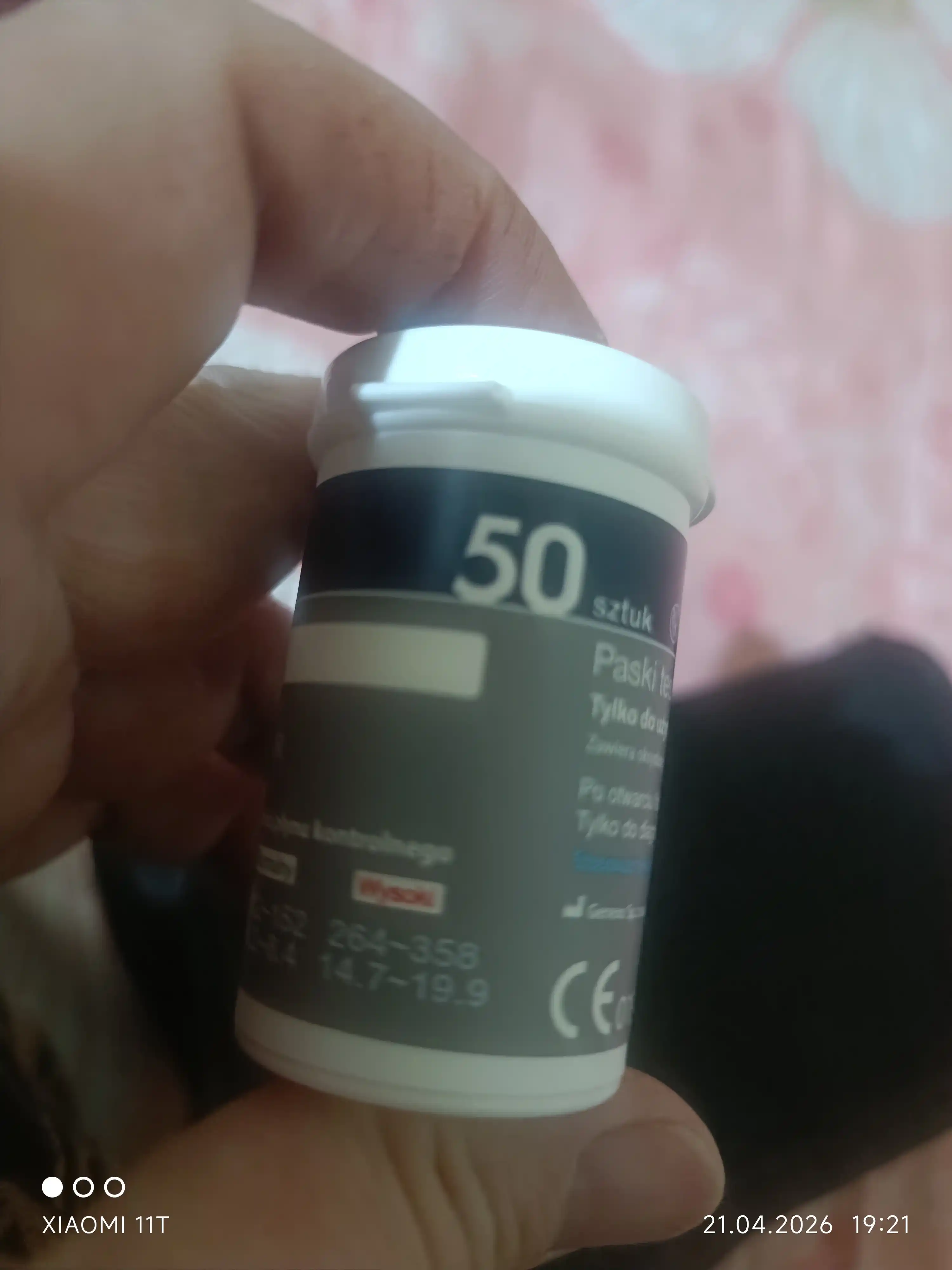 Test-poloskalar IXell glyukoza o'lchagichi uchun, 50 dona