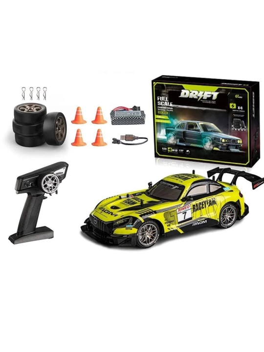 Радиоуправляемая дрифт-машина – RC Drift Car, 4WD, 2.4GHz, LED, сменные колёса - 