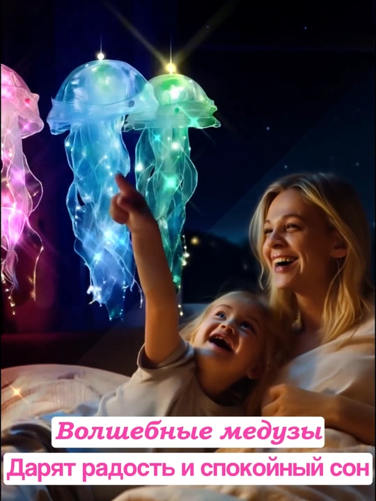 Декоративная фигурка медузы, подарок, для дизайна, яркая
