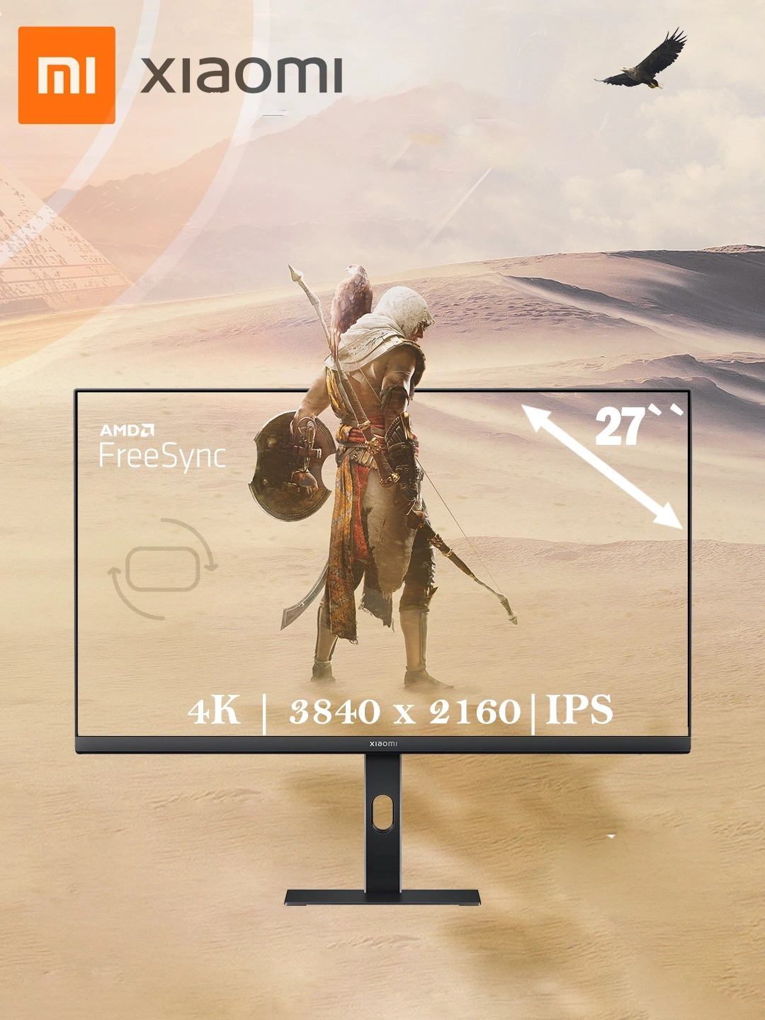 Monitor Xiaomi Redmi A27U 27" 4K IPS, 3840x2160, Ultra HD professional monitor, P27UCA-RA за 3990000 сум по лучшей цене. Uzum Market