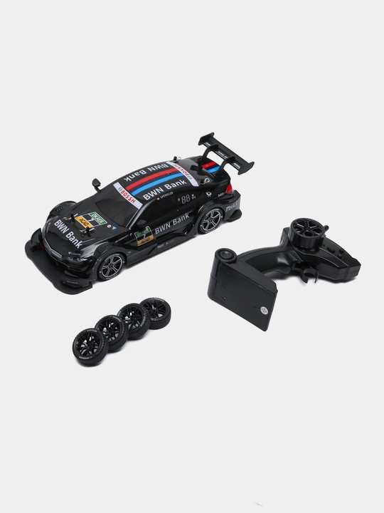 Pultli driftmashina – RC Drift Car, 4WD, 2.4GHz, LED, almashtiriladigan g‘ildiraklar bilan