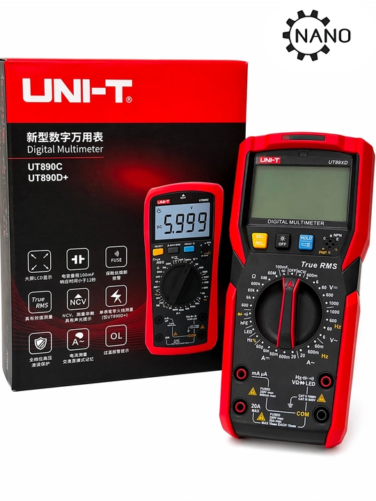 Raqamli multimetr UNI-T UT89XD True RMS