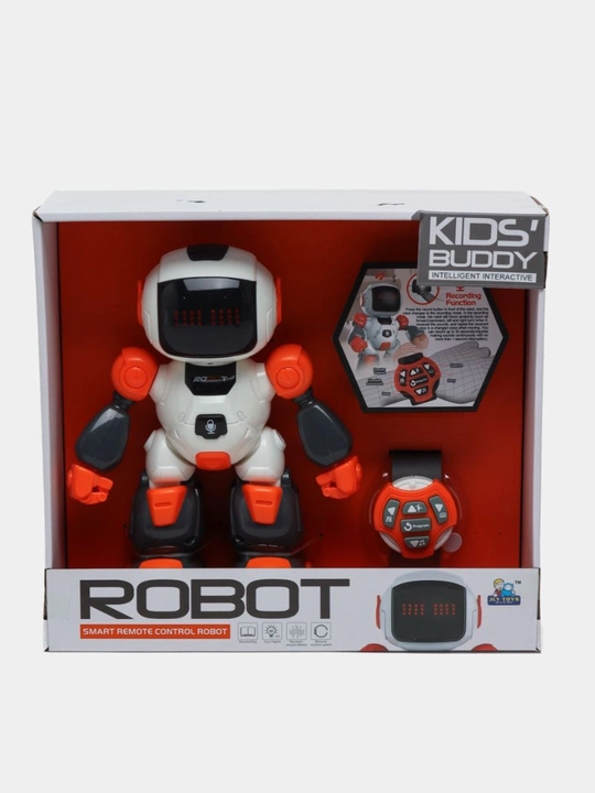 Masofadan boshqariladigan robot o‘yinchoq, yorug‘lik va ovoz effektlari bilan - 