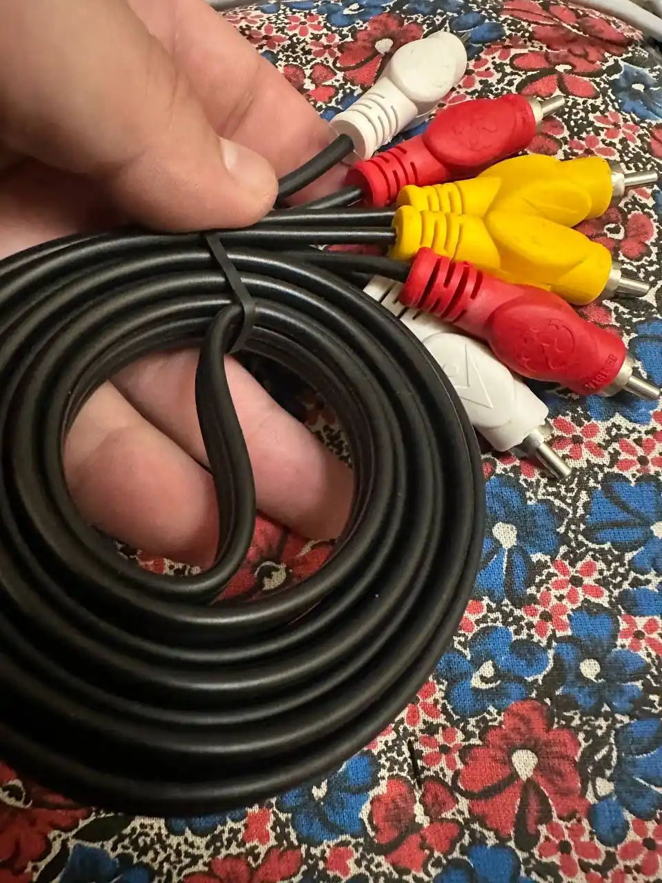 AV kabel. RCA kabel 3x3. Televizor, DVD, TV box, projektor, video pleer. 1.5 m