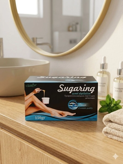 Сахарная паста для депиляции Sweet Cosmetics Sugaring Coconut Milk, твердая, 300 г