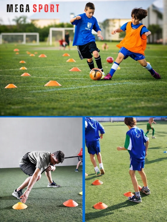 Futbol mashg‘ulot konuslari to‘plami, to'plamda 10 dona