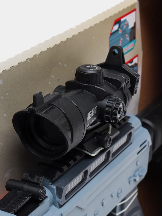 Игрушечный автомат AK47 Soft Shot Gun с мягкими пулями и прицелом