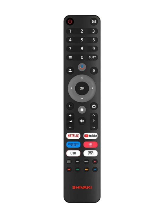 Телевизор Shivaki S43NFCH900 43" 4K UHD Smart Android TV, Wi-Fi, HDR, серый