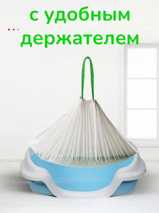 Мешок-пакеты для кошачьего, собачьего лотка