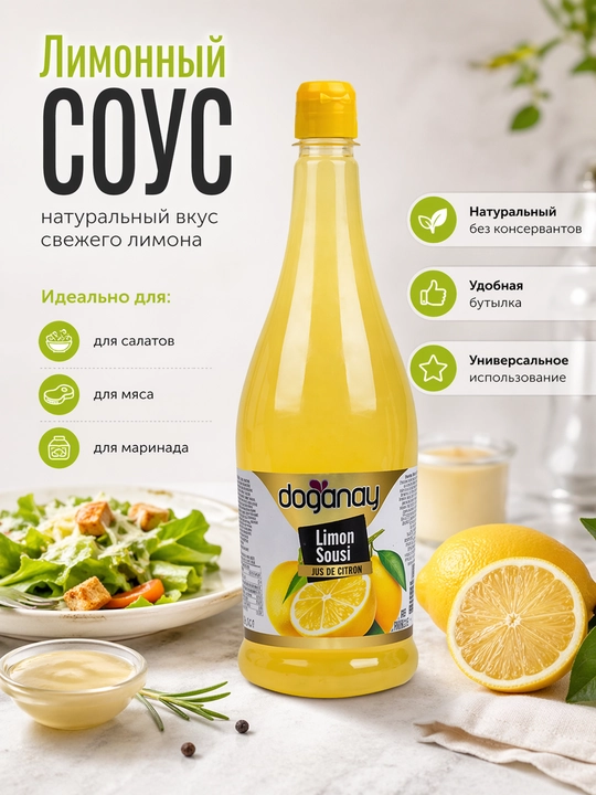 Limon sousi Doganay Nare, 1 litr Turkiya - 