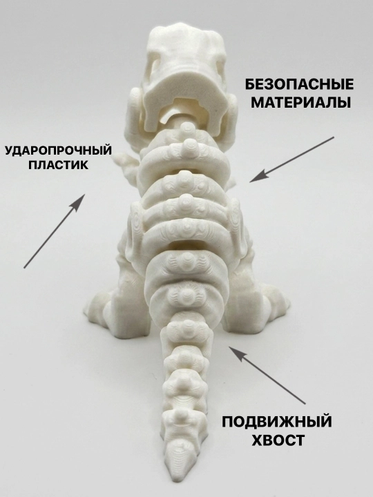 3D dinozavr haykalchalari to'plami (harakatlanuvchi, stressga qarshi, 6 xil)