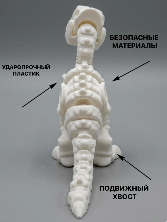 3D dinozavr haykalchalari to'plami (harakatlanuvchi, stressga qarshi, 6 xil)