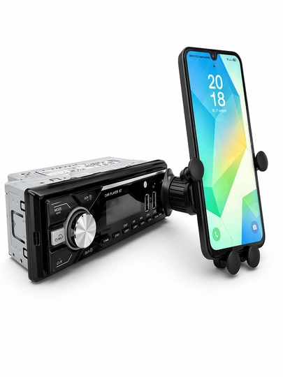 Автомагнитола BD-9955BT Car Audio / MP3 Player, Bluetooth, AUX, MP3, USB, FM-радио — 571634-MAGNITAFON9955-ЧЕРН