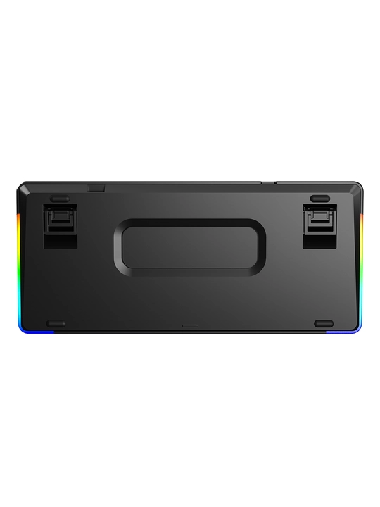 AULA S75 Pro, mexanik klaviatura, RGB yoritish, simsiz, tri-mode, aylantirgichli