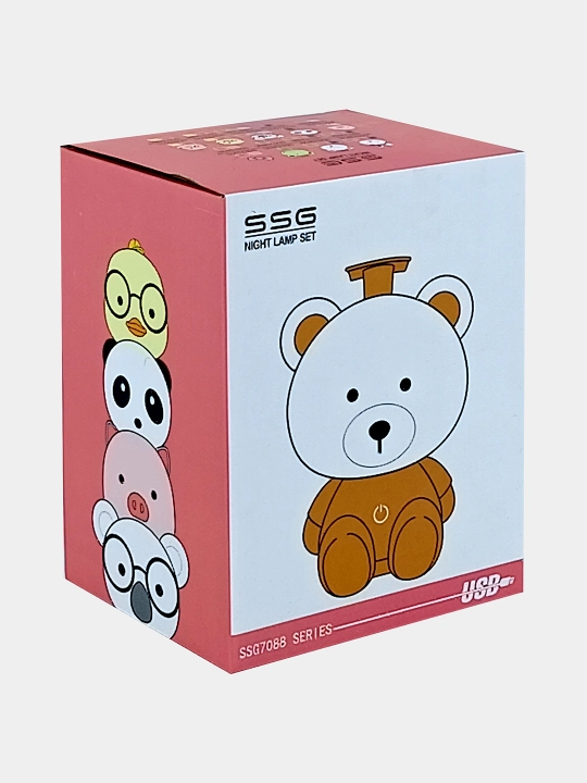 SSG Night Lamp Set tungi chiroq Ko'zoynakli O'rdak SSG708B seriya