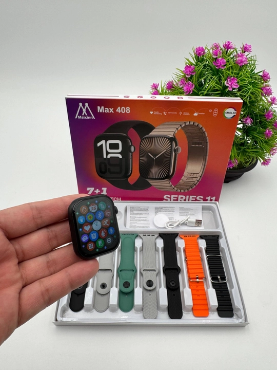 Smart Watch Ultra и Smart Watch 10, наушники Pods 2, ремешки 8–10 штук