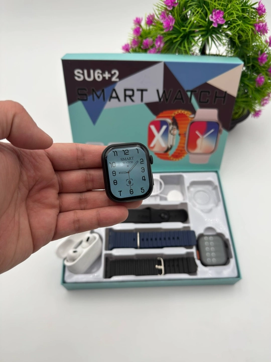 Smart Watch Ultra и Smart Watch 10, наушники Pods 2, ремешки 8–10 штук