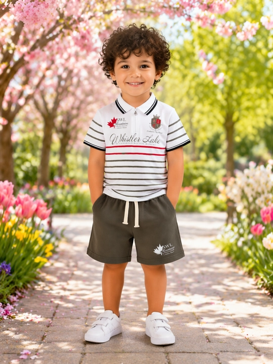 Bolalar uchun POLO futbolka-shortilar to‘plami, 1-6 yosh