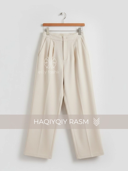 Ayollar klassik kostyumi, ikki qator tugmali pidjak va shim — ELLY FASHION