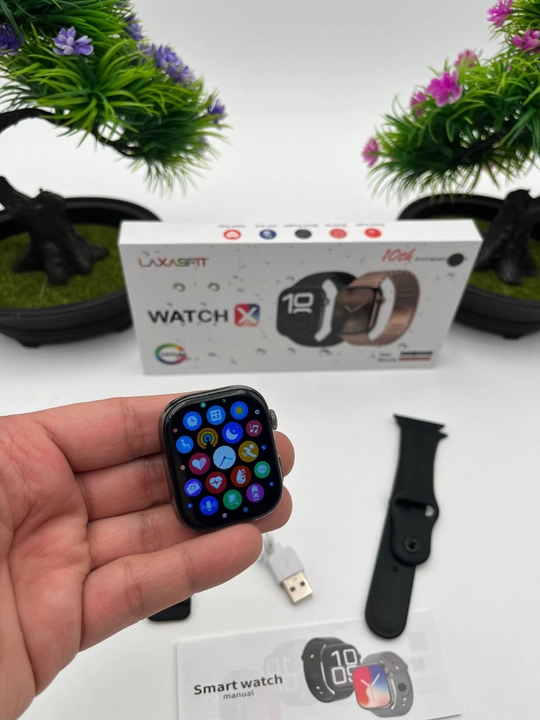 Smart Watch Ultra и Smart Watch 10, наушники Pods 2, ремешки 8–10 штук