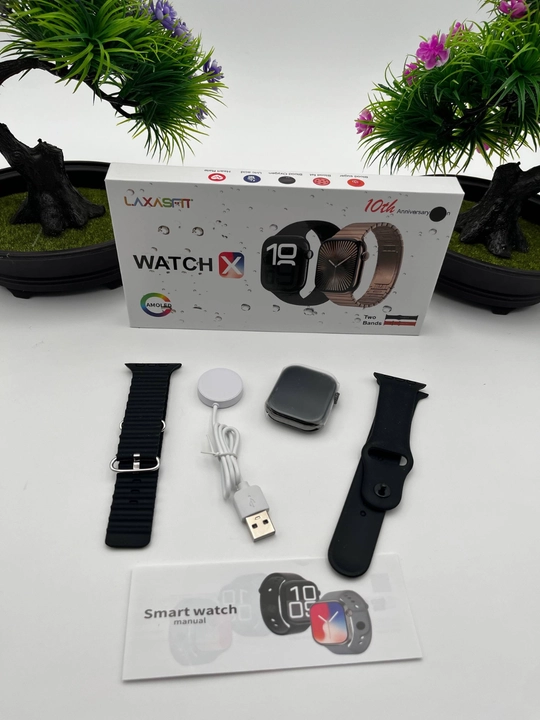 Smart Watch Ultra и Smart Watch 10, наушники Pods 2, ремешки 8–10 штук