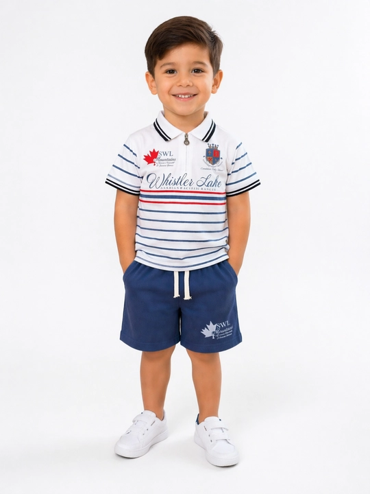 Bolalar uchun POLO futbolka-shortilar to‘plami, 1-6 yosh